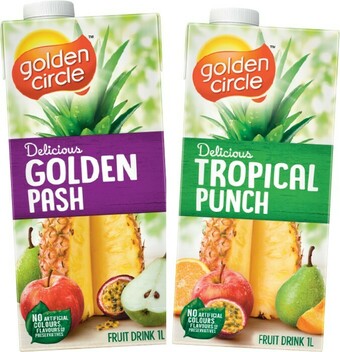 IGA Golden Circle Fruit Drink 1 Litre Selected Varieties offer