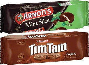 IGA Arnott’s Chocolate Biscuits 160-250g Selected Varieties offer