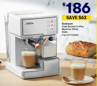 BIG W Sunbeam Cafe Barista Coffee Machine White offer