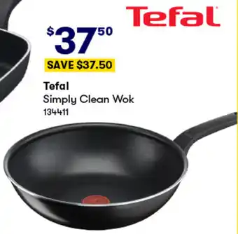BIG W Tefal Simply Clean Wok offer
