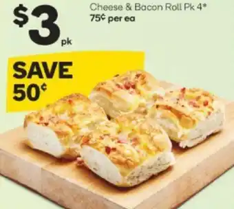 Woolworths Cheese & Bacon Roll offer