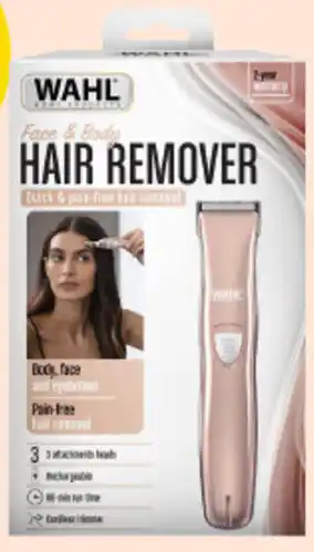 BIG W WAHL Ladies Beauty Face & Body Trimmer Rose Gold offer