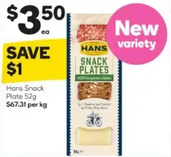 Woolworths Hans Snack Plate 52g offer