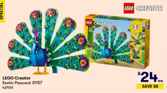 BIG W LEGO Creator Exotic Peacock offer