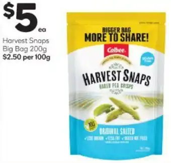 Woolworths Harvest Snaps Big Bag 200g offer
