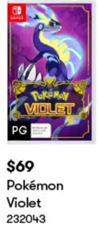 BIG W Pokémon Violet offer
