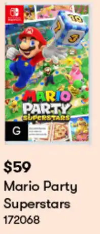 BIG W Mario Party Superstars offer