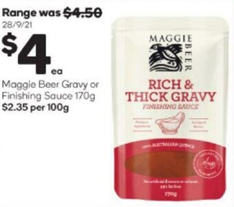 Maggie Beer Gravy or Finishing Sauce 170g