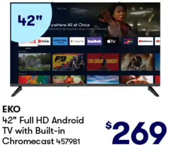 BIG W EKO 42" Full HD Android TV with Built-in Chromecast offer