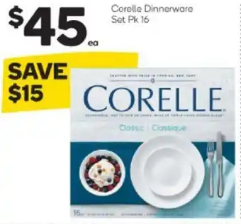 Woolworths Corelle Dinnerware set offer
