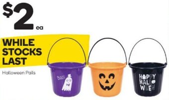 Woolworths Halloween Pails offer