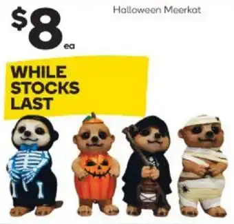 Woolworths Halloween Meerkat offer