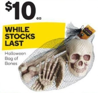 Woolworths Halloween Bag of Bones offer
