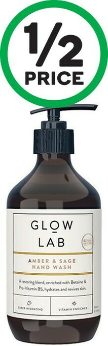 Glow Lab Amber & Sage Hand Wash 300ml