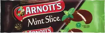 Woolworths Arnott’s Royal Mint Slice or Caramel Crown 200g offer