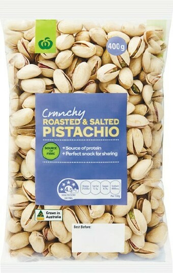 Woolworths Woolworths Australian Roasted & Salted Pistachios offer