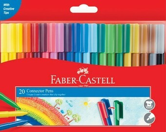 Woolworths Faber-Castell Connector Markers Pk 20 offer