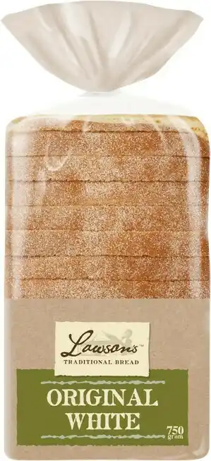 Woolworths Lawson’s Traditional Bread Varieties 750g offer