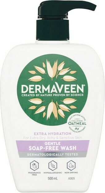 Woolworths Dermaveen Soap-free Body Wash Oatmeal 500ml offer