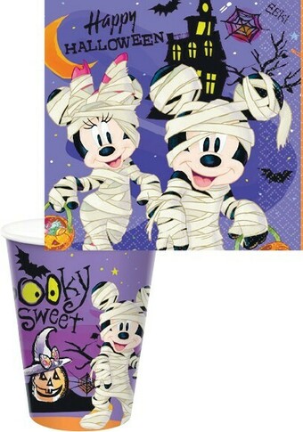 Woolworths Halloween Disney Disposable Cups or Plates Pk 8 or Napkins Pk 16 offer