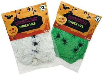 Halloween Spider Webs Available in 4 Assorted Colours