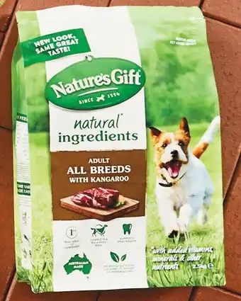 Woolworths Nature's Gift Sustain Dry Dog Food 2.5 kg offer