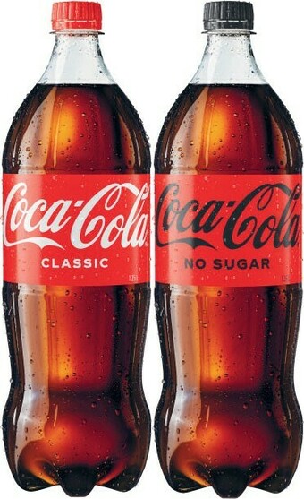 Coles Coca-Cola Soft Drink 1.25 Litre offer