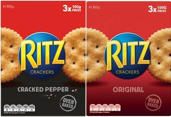 Coles Ritz Crackers 300g offer