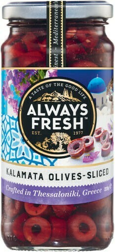 Coles Always Fresh Sliced Kalamata Olives 220g offer