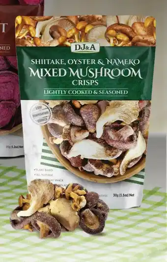 Coles DJ&A Mixed Mushroom Crisps 30g offer