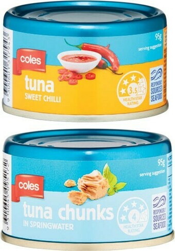 Coles Coles Tuna 95g offer