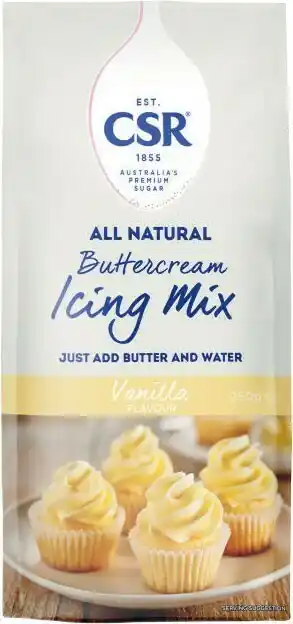 Coles CSR Buttercream Icing Mix 250g offer