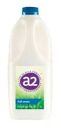 Coles A2 Full Cream Milk 2 Litre offer