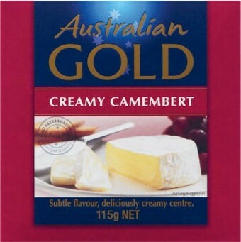 Coles Australian Gold Camembert or Brie 115g offer