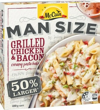McCain Man Size Meal 480g-500g