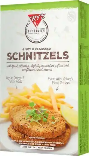 Coles Fry’s Soy & Flaxseed Schnitzels 320g offer