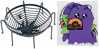 Coles Novelty Bunting or Spider Treat Bowl offer