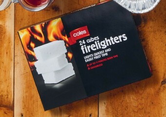 Coles Coles Firelighters 24 Pack offer