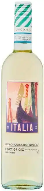 Coles Postcards of Italy Organic Pinot Grigio offer