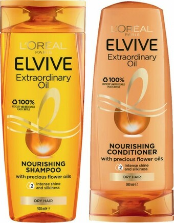 Coles L’Oréal Elvive Shampoo or Conditioner 300mL offer