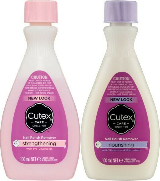 Cutex Strengthening or Nourishing Nail Polish Remover 100mL offer at Coles Cutex Strengthening or Nourishing Nail Polish Remover 100mL offer at Coles