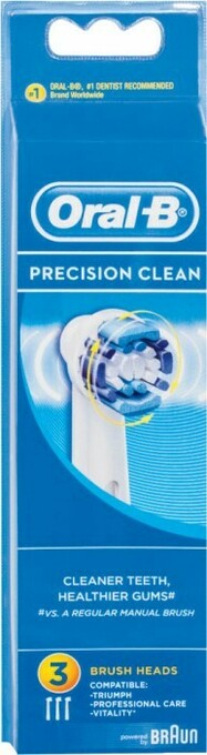 Coles Oral B Precision Clean Power Head Refill 3 Pack offer