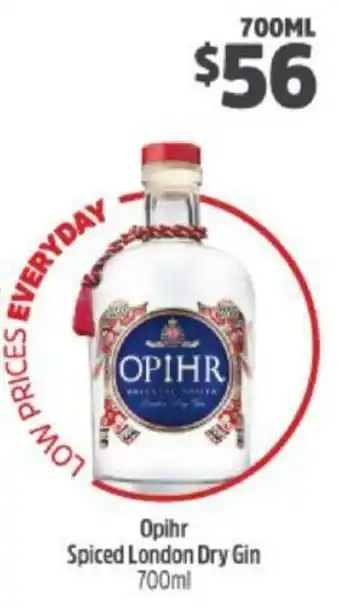 Opihr Spiced London Dry Gin 700ml