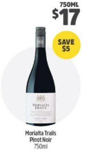 Woolworths Morialta Trails Pinot Noir 750ml offer