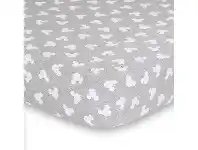 Baby Bunting Disney Mod Mickey Fitted Sheet Grey Marle offer