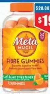 Chemist Warehouse Metamucil Fibre Gummies 72 Pack offer