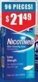 Chemist Warehouse Nicotinell Chewing Gum 4mg Mint 96 Pieces offer