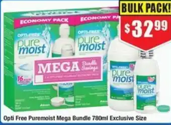 Chemist Warehouse Opti Free Puremoist Mega Bundle 780ml offer