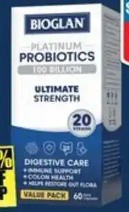 Bioglan Platinum Probiotics 100 Billion 60 Capsules