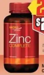 Chemist Warehouse Microgenics Zinc Complete 120 Capsules offer